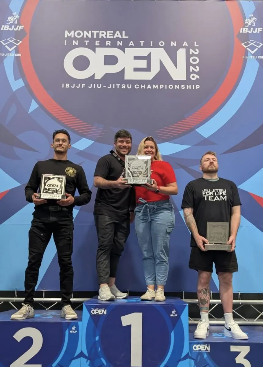 Gracie Barra on the podium at the Montreal International Open 2026